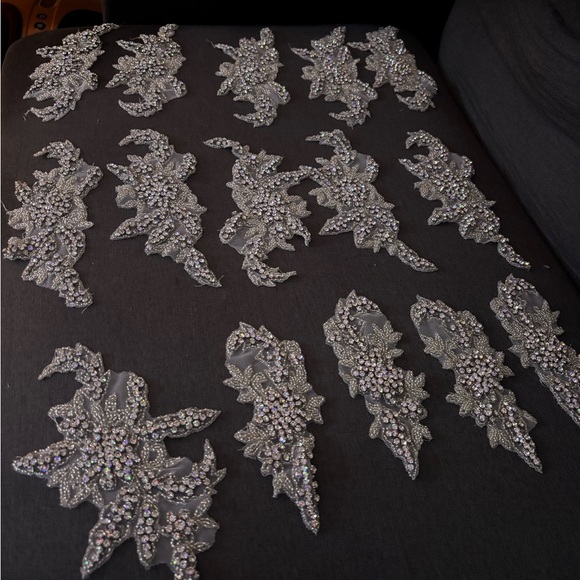Beaded Rhinestone Appliqués - Picture 15 of 15